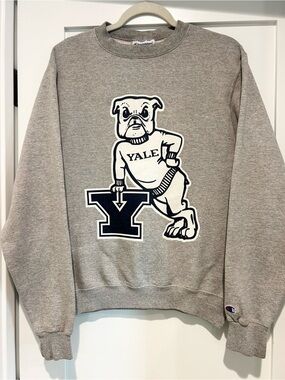 Champion Yale Bulldog Crewneck Sweatshirt